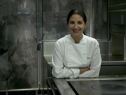 Elena Arzak en su restaurante.