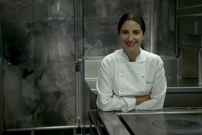 Elena Arzak en su restaurante.