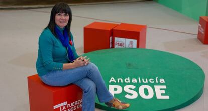 La presidenta del PSOE andaluz, Micaela Navarro.