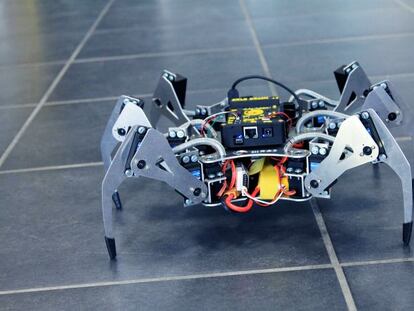 Emprendedores españoles crean una araña robótica para zonas de desastres