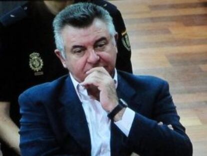 Juan Antonio Roca, durante el juicio.