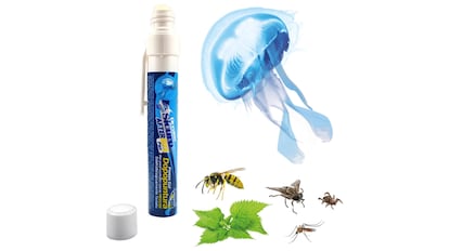 Gel para picaduras de medusas, insectos y plantas.