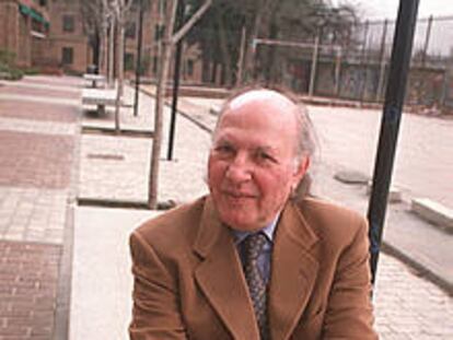 Imre Kertész, en Madrid en marzo de 2001