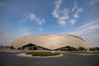 Exterior del Estadio Education City en Catar.