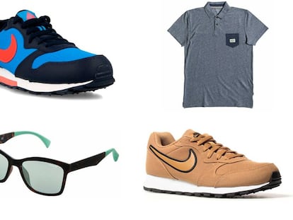 Las zapatillas Nike MD Runner 2, un polo Quiksilver y unas gafas de sol Guess, entre las ofertas de moda de eBay.