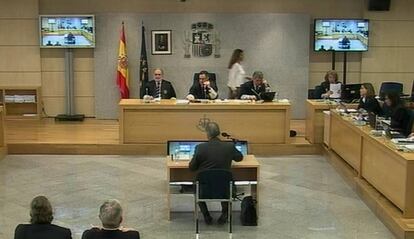 Imagen del tribunal que juzga el 'caso Gürtel'