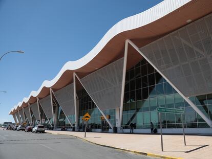 Terminal de viajeros del aeropuerto chileno El Loa.