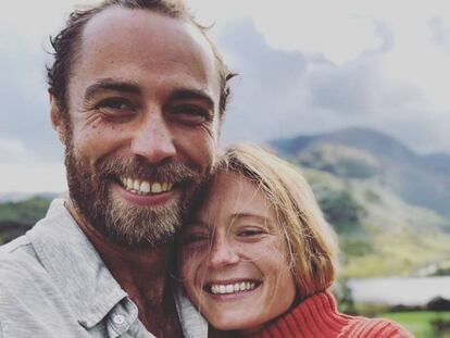 James Middleton y Alizee Thevenet.