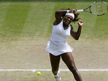 Serena Williams, durante su duelo con Elena Dementieva.