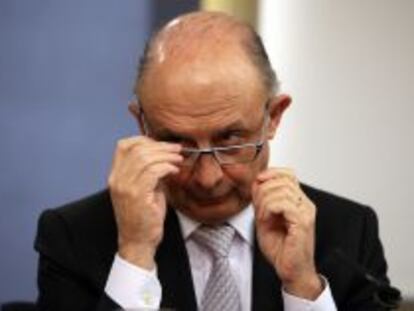 El ministro de Hacienda, Crostóbal Montoro.