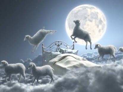 Contar ovejas es un conocido ejercicio mental contra el insomnio.