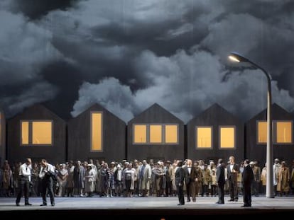 Un momento del 'Macbeth' de Dmitri Tcherniakov, en la producción de la Ópera París.