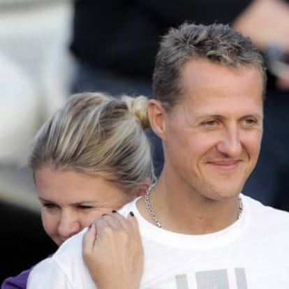 Michael y Corinna Schumacher, en 2011.