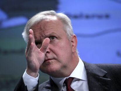 El vicepresidente y comisario de Econom&iacute;a, Olli Rehn.