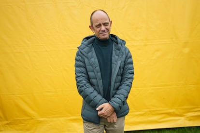 Damon Galgut, en el Hay Festival de Gales en 2022.