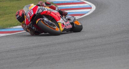 Marc Márquez, en el GP de la Républica Checa.