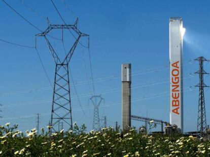 Instalación termosolar de Abengoa. 