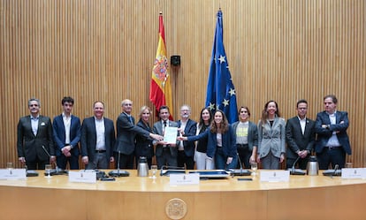 Presentación de las conclusiones y propuestas ciudadanas de El Futuro Es Ser B en el Congreso de los Diputados. Foto cedida por B Lab Spain.