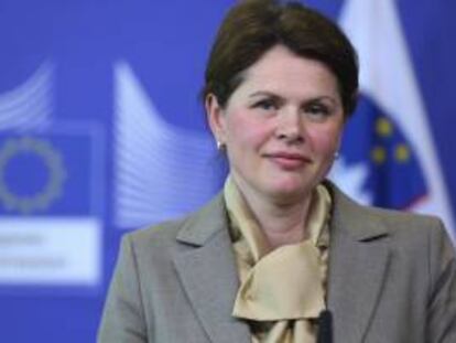 La primera ministra de Eslovenia, Alenka Bratusek. EFE/Archivo