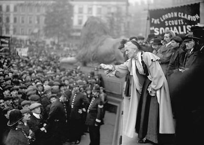 Charlotte Despard, líder pacifista y feminista contra la I Guerra Mundial.