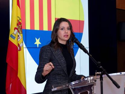 La candidata de Ciutadans, In&eacute;s Arrimadas, esta semana en Bruselas.