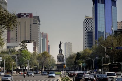 El Paseo de la Reforma, este sábado.