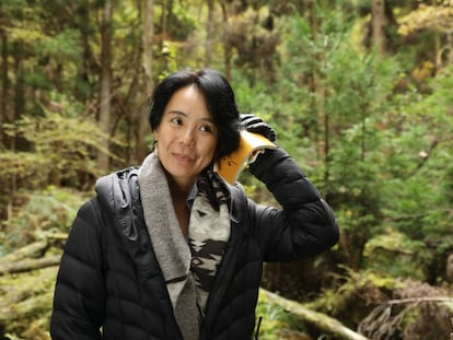 Naomi Kawase, en el rodaje de &#039;Hacia la luz&#039;.