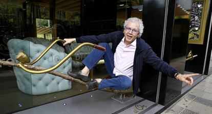 Xavier Gabriel, propietario de la administración de lotería "la Bruixa d'Or" .