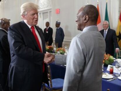 Durante una comida con líderes africanos, el presidente se erró dos veces al tratar de referirse a Namibia