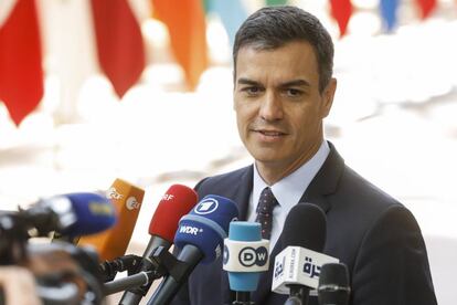 Pedro Sánchez en Bruselas