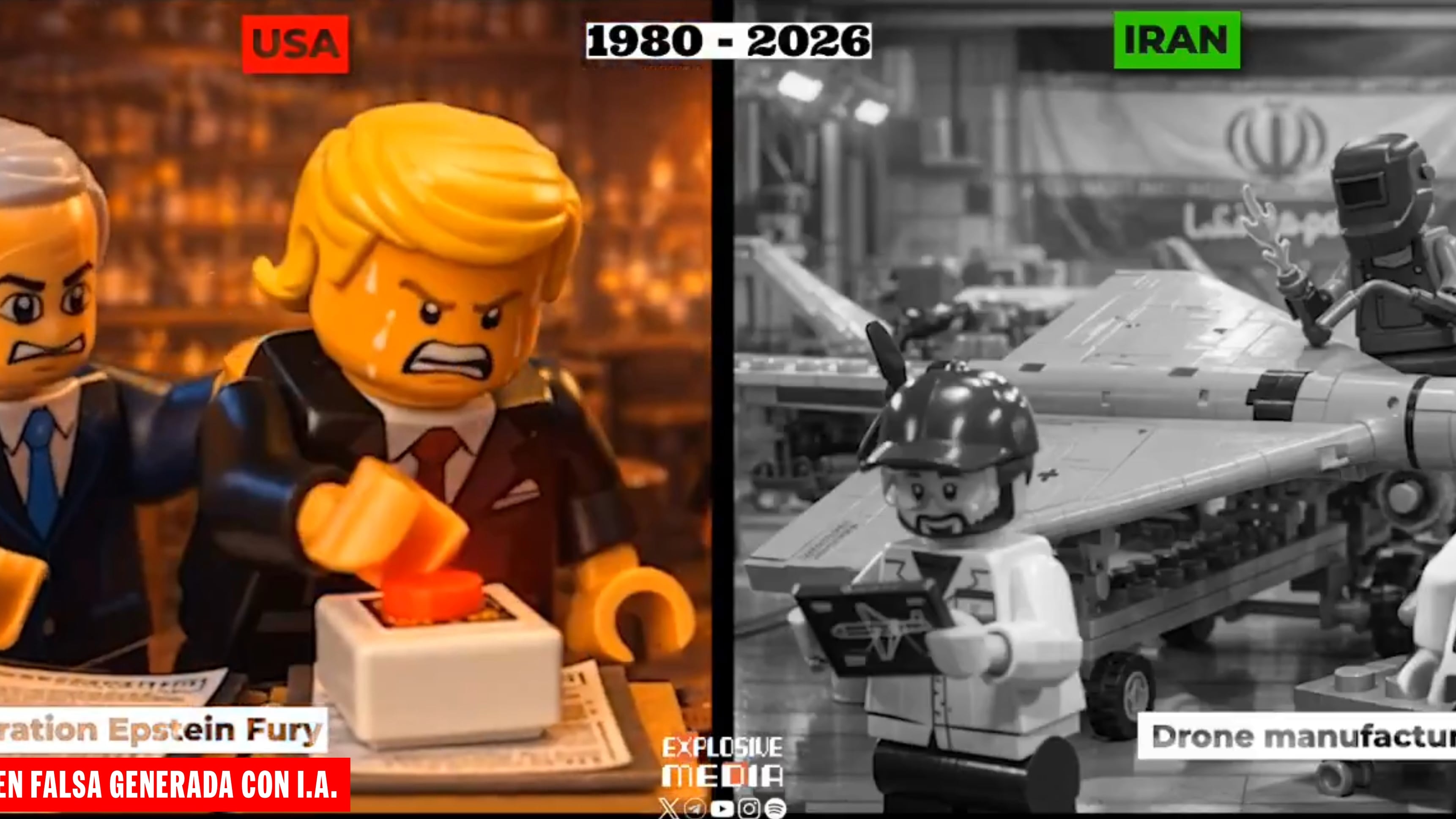 La IA se cuela en el relato de la guerra: memes, juegos de palabras e imágenes falsas