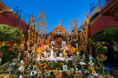 Altar del Día de Muertos en San Miguel de Allende, Guanajuato (México).