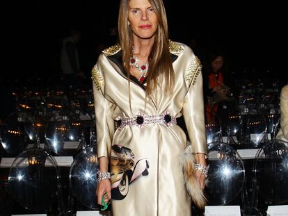 Anna dello Russo rompe filas en el front row de Max Mara