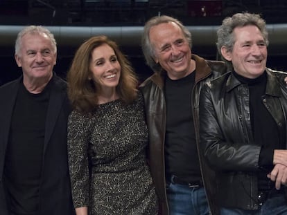 Víctor Manuel, Ana Belén, Serrat y Miguel Rios en México.