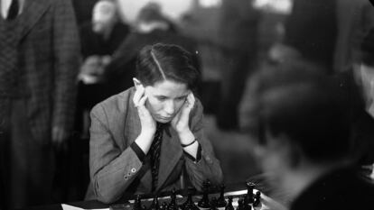 Sonja Graf, en un torneo celebrado en Reino Unido en 1936.