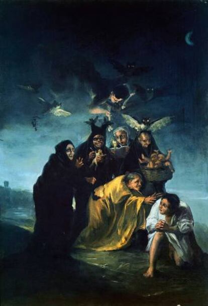 La bruixeria, respresentada per Goya.