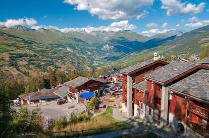 La localidad francesa Montchavin, en Los Alpes.