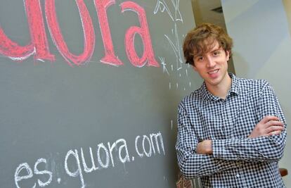 Adam D'Angelo, el fundador de Quora, en Madrid.