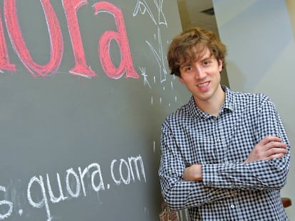Adam D'Angelo, el fundador de Quora, en Madrid.