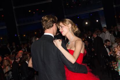 Pierre Casiraghi y su esposa Beatrice, que contrajeron matrimonio el pasado verano.