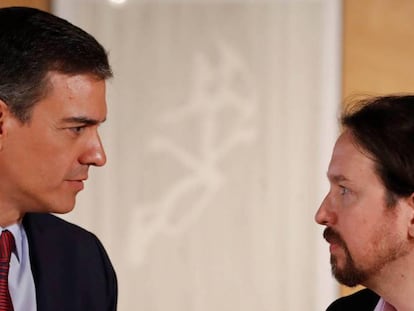 El presidente del Gobierno, Pedro Sánchez, ha trasladado este martes al todavía vicepresidente segundo y ministro de Derechos Sociales y Agenda 2030, Pablo Iglesias.