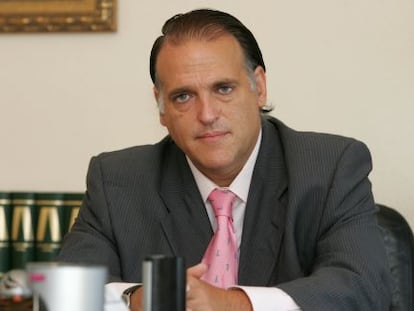 Javier Tebas, vicepresidnte de la Liga de Fútbol Profesional