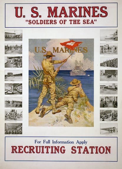 Póster para reclutar estadounidenses para luchar en la I Guerra Mundial, de Joseph Christian Leyendecker.
