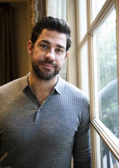 El actor John Krasinski, durante la promoción de 'Jack Ryan'.