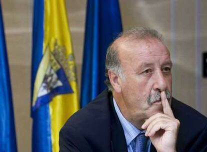 Del Bosque, durante su presentación en Cádiz.