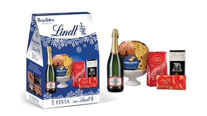 Cesta de Navidad Es la Fiesta Lindt