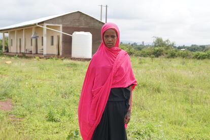 Roho Mohamud Ahmed, inscrita en el programa “Escuela Rápida para niños fuera de la escuela”, financiado por ECW en Etiopía y ejecutado por UNICEF, en la escuela primaria IFAA