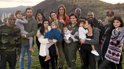La familia Kardashian Jenner.