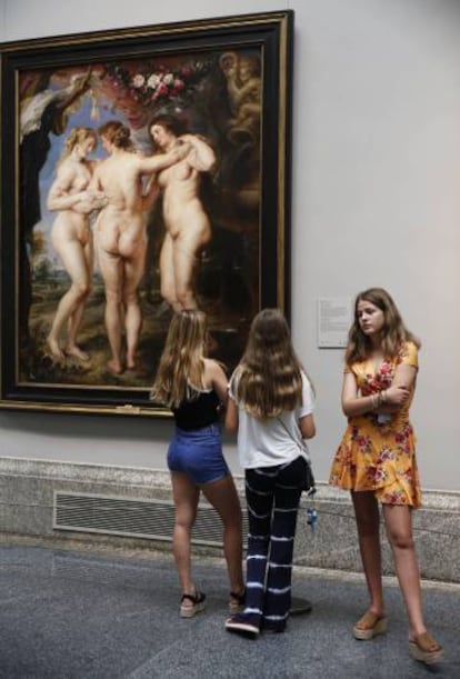 Asistentes a las visitas organizadas al Museo del Prado de una hora.