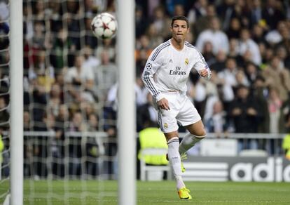 Ronaldo marca el primer tanto del partido.